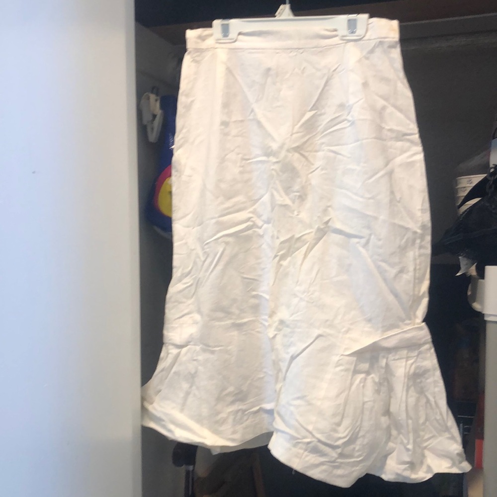 White skirt